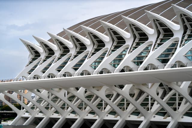 Explore the futuristic design of Valencia's City of Arts and Sciences, showcasing modern architecture.